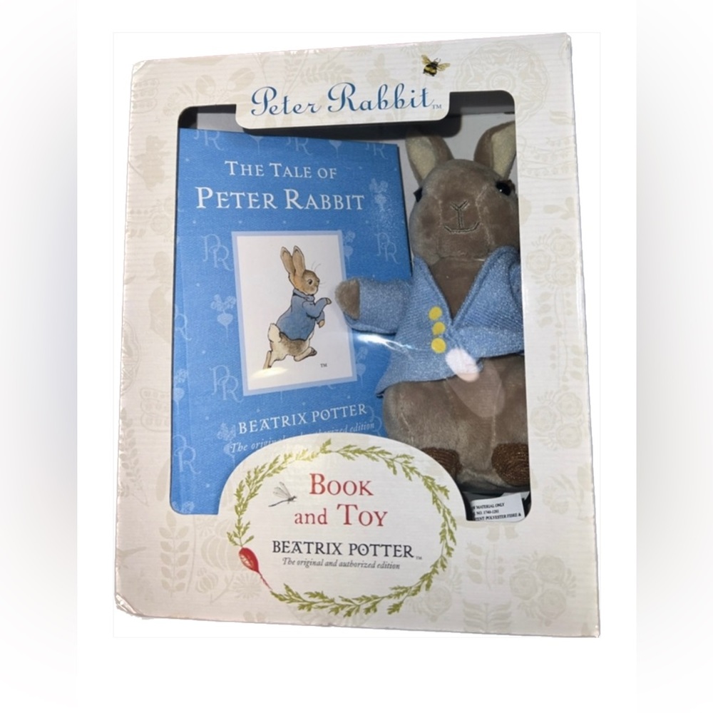 ✨New✨Sweet Peter Rabbit Book and Toy